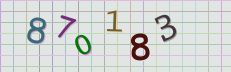 This is a captcha-picture. It is used to prevent mass-access by robots. (see: www.captcha.net)